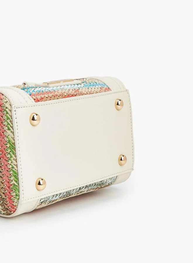 Peppermint MULTICOLOUR Textured Crossbody Bag With Double Handle for Women | Best Price UAE